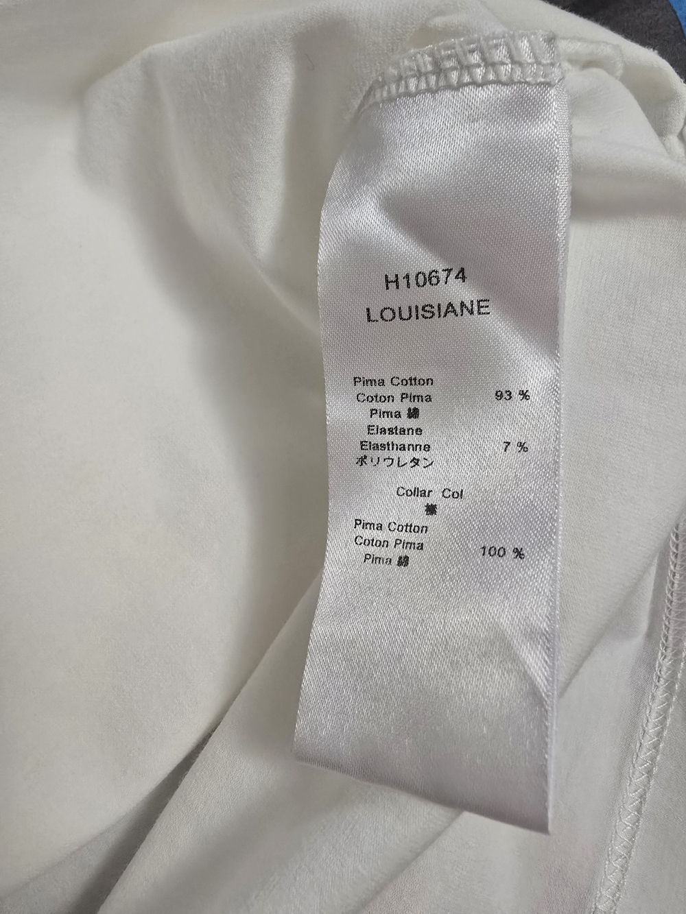ANNE FONTAINE Bow White Puff Sleeve Bow-Front Blouse Small FR40 - Picture 2 of 7
